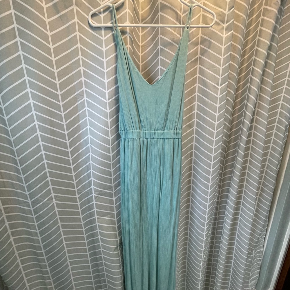 Blue maxi dress